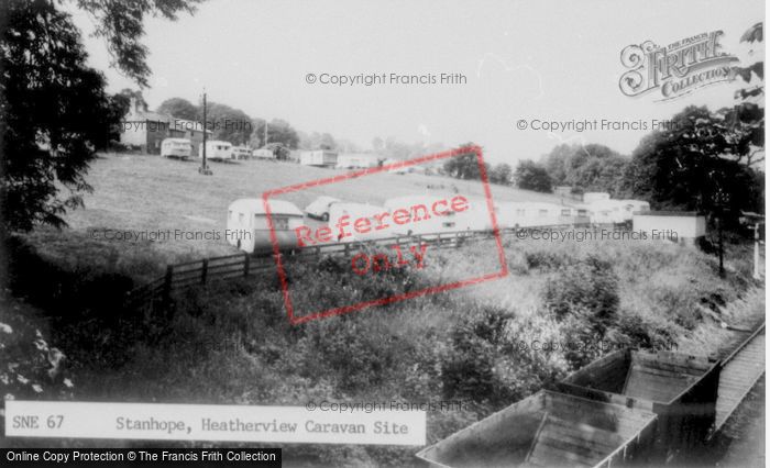 Photo of Stanhope, The Heather View Caravan Site c.1960