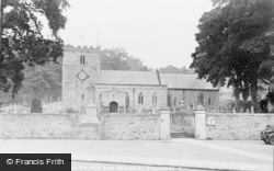 The Parish Church And Memorial c.1955, Stanhope