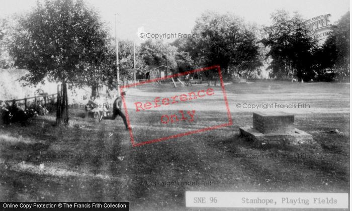 Photo of Stanhope, The Playing Fields c.1960