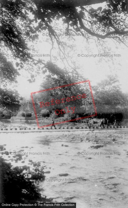 Photo of Stanhope, The Stepping Stones c.1955