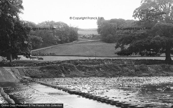 Photo of Stanhope, The Stepping Stones c.1955