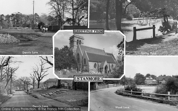 Photo of Stanmore, Composite c.1965