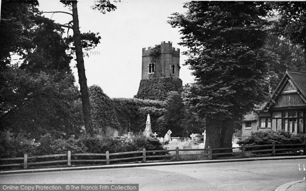 Photo of Stanmore, Old St John's Church Ruins c.1955