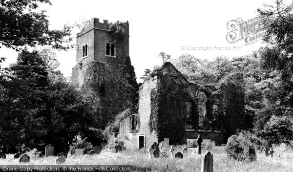 Photo of Stanmore, Old St John's Church Ruins c.1960