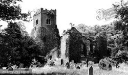 Old St John's Church Ruins c.1960, Stanmore