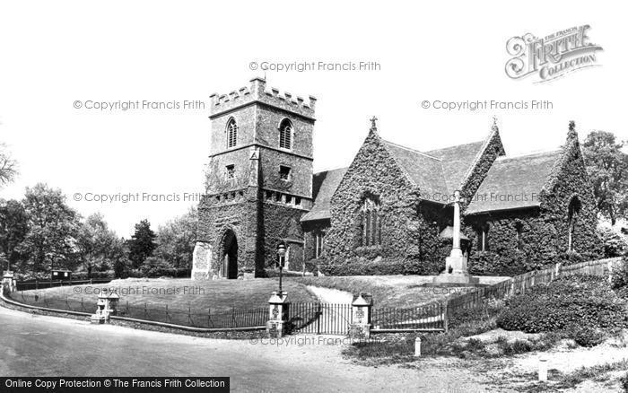 Photo of Stanstead Abbotts, St Andrew's Church 1929