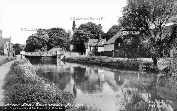 Photo of Stanstead Abbotts, The River Lea c.1960