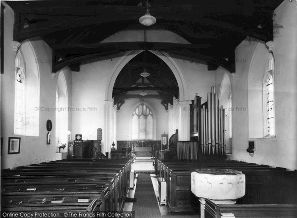 Photo of Stanstead, St James' Church Interior c.1965