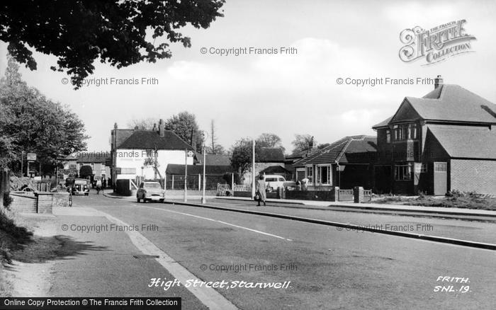 Photo of Stanwell, High Street c.1955