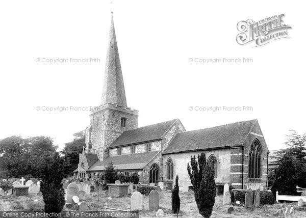 Photo of Stanwell, St Mary's Church 1895