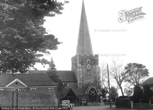 Photo of Stanwell, St Mary's Church c.1955