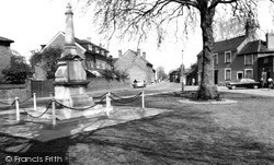 The Memorial And High Street c.1960, Stanwell