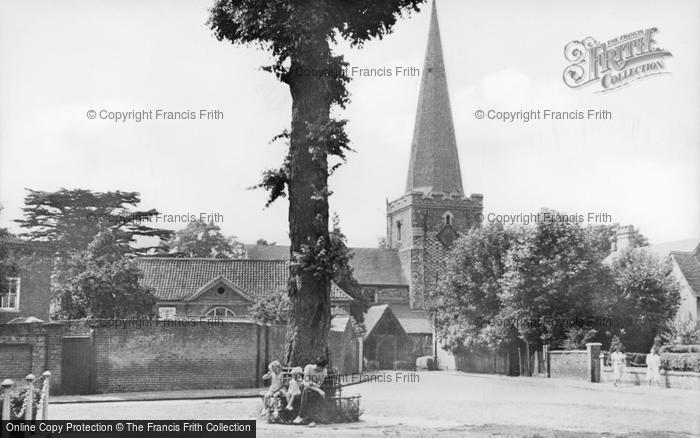 Photo of Stanwell, Village Green And St Mary's c.1955