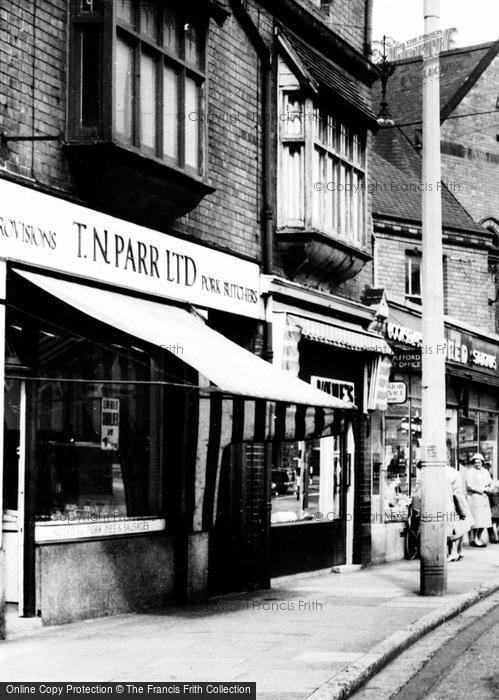 Photo of Stapleford, Parr's Butchers, The Roach c.1960