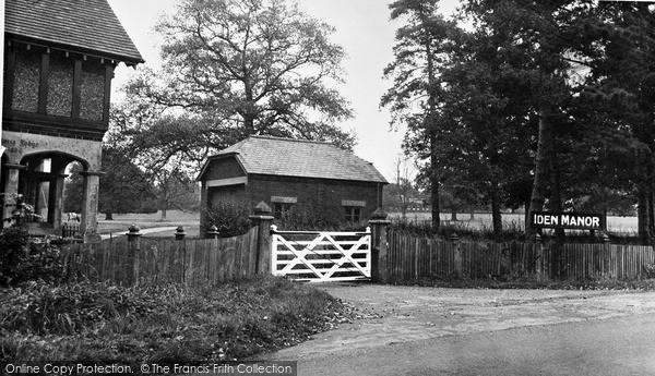 Photo of Staplehurst, Iden Manor c.1955