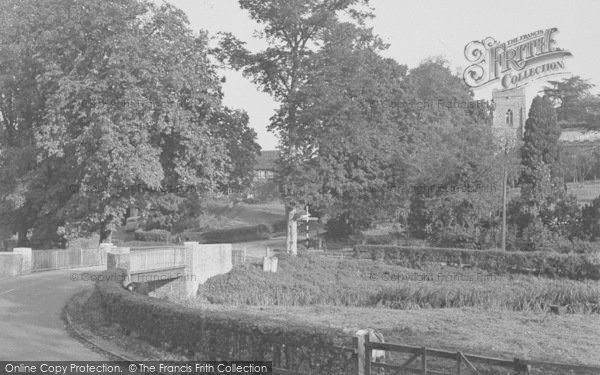 Photo of Starston, The Bridge And The Church c.1955