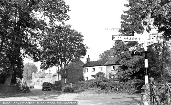Photo of Starston, The Village c.1955