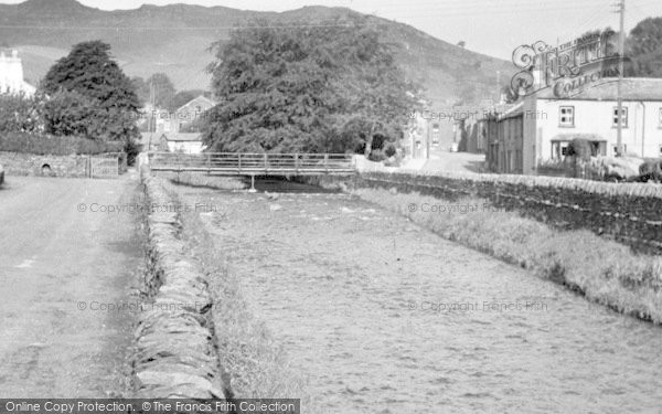 Photo of Staveley, The River Gowan c.1955