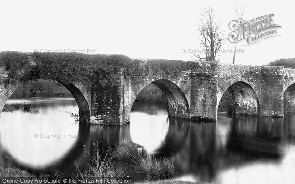 Photo of Staverton, Bridge 1889