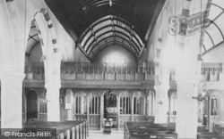 Church Interior 1896, Staverton