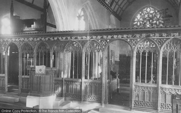 Photo of Staverton, Church Screen 1889