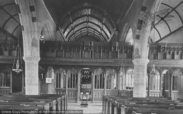 Photo of Staverton, Church Screen 1896