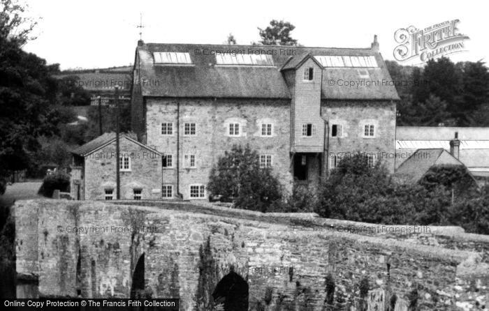 Photo of Staverton, The Mill And Old Bridge c.1950