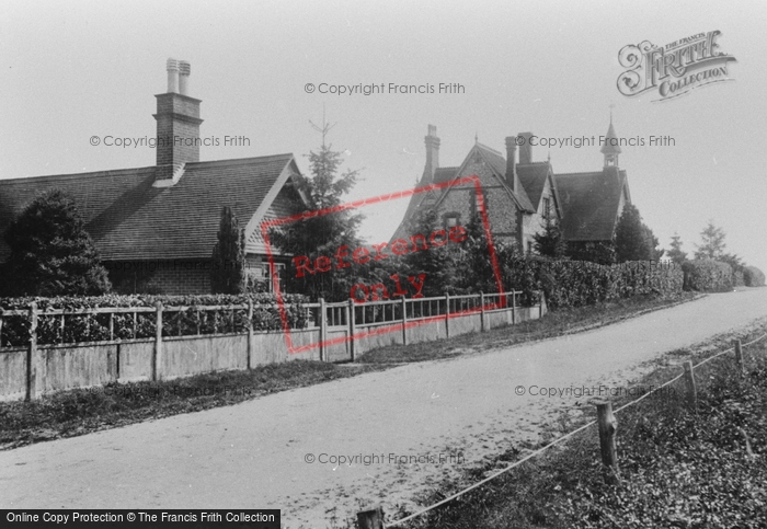 Photo of Steep, School And Almshouses 1898