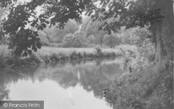 The River Cherwell c.1955, Steeple Aston