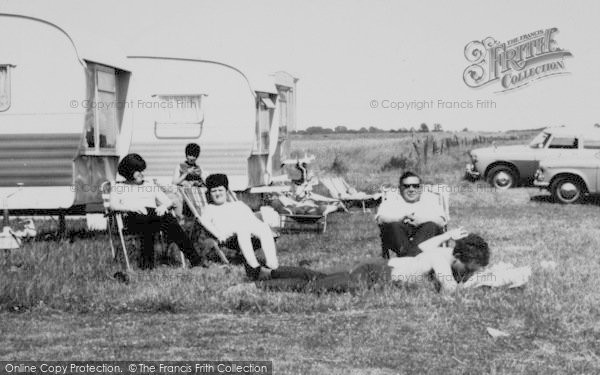 Photo of Steeple, Sunbathing At Steeple Bay Camp c.1965