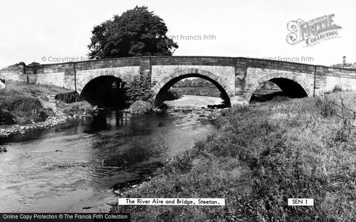 Photo of Steeton, The Bridge c.1955