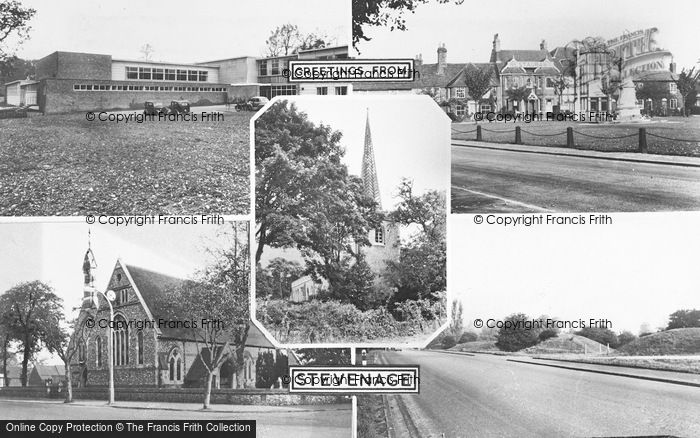 Photo of Stevenage, Composite c.1960