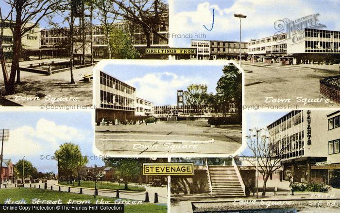 Photo of Stevenage, Composite c.1960