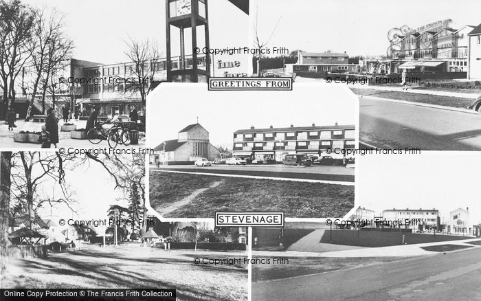 Photo of Stevenage, Composite c.1960