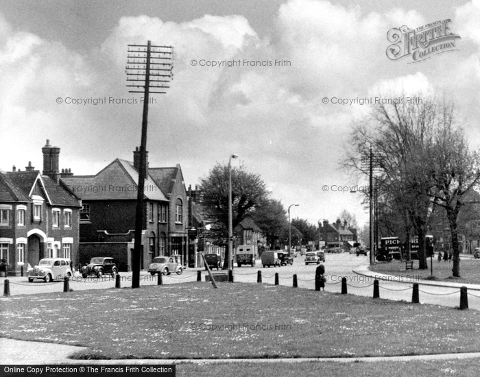 Photo of Stevenage, High Street From The Green c.1955