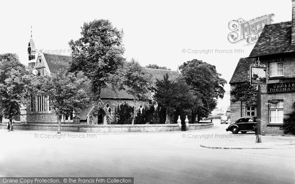 Photo of Stevenage, Holy Trinity Church c.1955