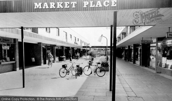 Photo of Stevenage, Market Place c.1960