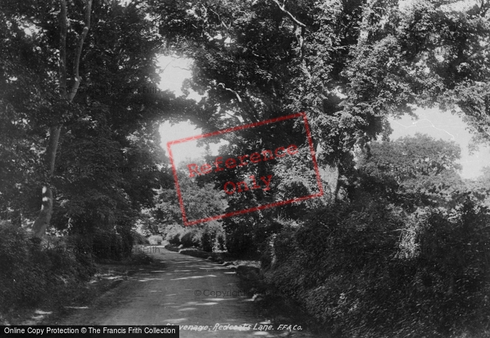 Photo of Stevenage, Redcoats Lane 1899