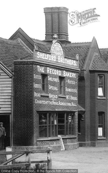 Photo of Stevenage, Shelford Brothers Bakery, High Street 1899