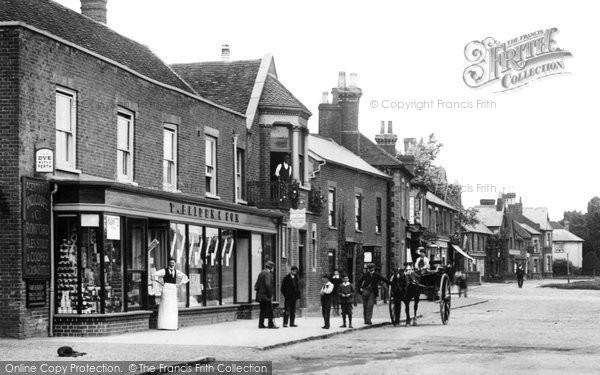 Photo of Stevenage, Shop in the High Street 1899