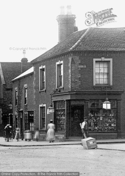 Photo of Stevenage, Shop In The High Street 1901