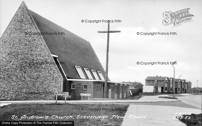 Photo of Stevenage, St Andrew's Church c.1955