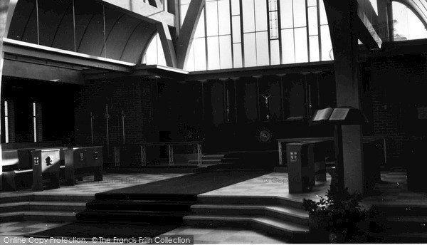 Photo of Stevenage, St George's Church, Interior c.1960