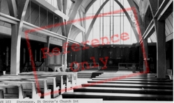 St George's Church Interior c.1960, Stevenage
