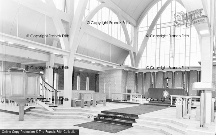 Photo of Stevenage, St George's Church Interior c.1960