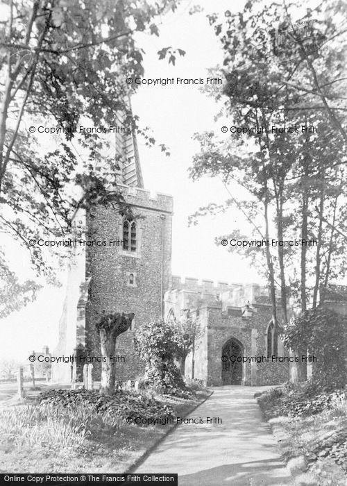 Photo of Stevenage, St Nicholas' Church c.1955