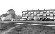 St Peter's Church And Marymead Shops c.1960, Stevenage