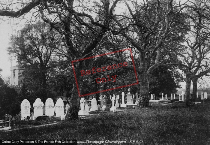 Photo of Stevenage, The Churchyard 1901