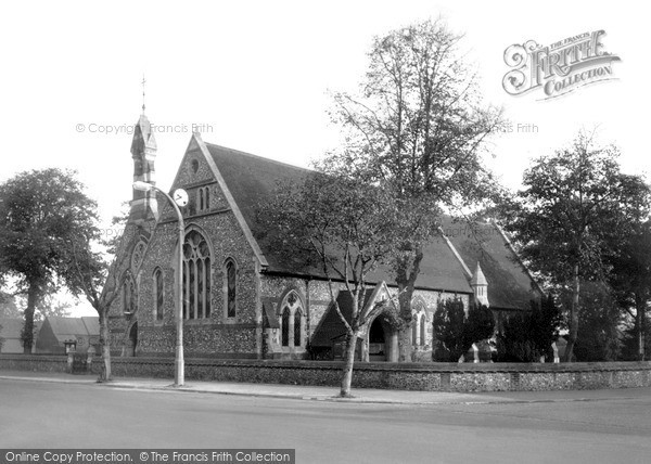 Photo of Stevenage, The Holy Trinity Church c.1955