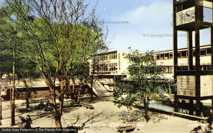 Photo of Stevenage, The Town Square c.1960